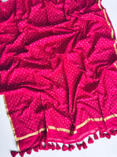 Handloom Pink Mul Mul Cotton Saree with Elegant Ethnic Appeal