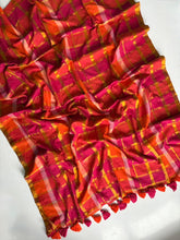 Pure Pink Mulmul Cotton Saree Comfortable Ethnic Wear