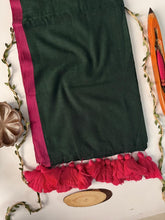 Designer Green Mulmul Cotton Saree Casual Wear Collection