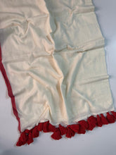 Trendy Off White Mulmul Cotton Saree Breathable Summer Wear