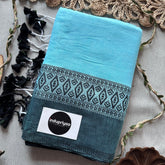 Indupriyaa Sky Handloom Cotton Saree