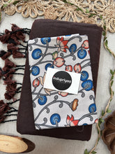 Brown Handloom Cotton Saree With Kalmkari Print Blouse