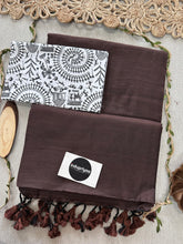 Baby Pink Handloom Cotton Saree With Butti Print Blouse