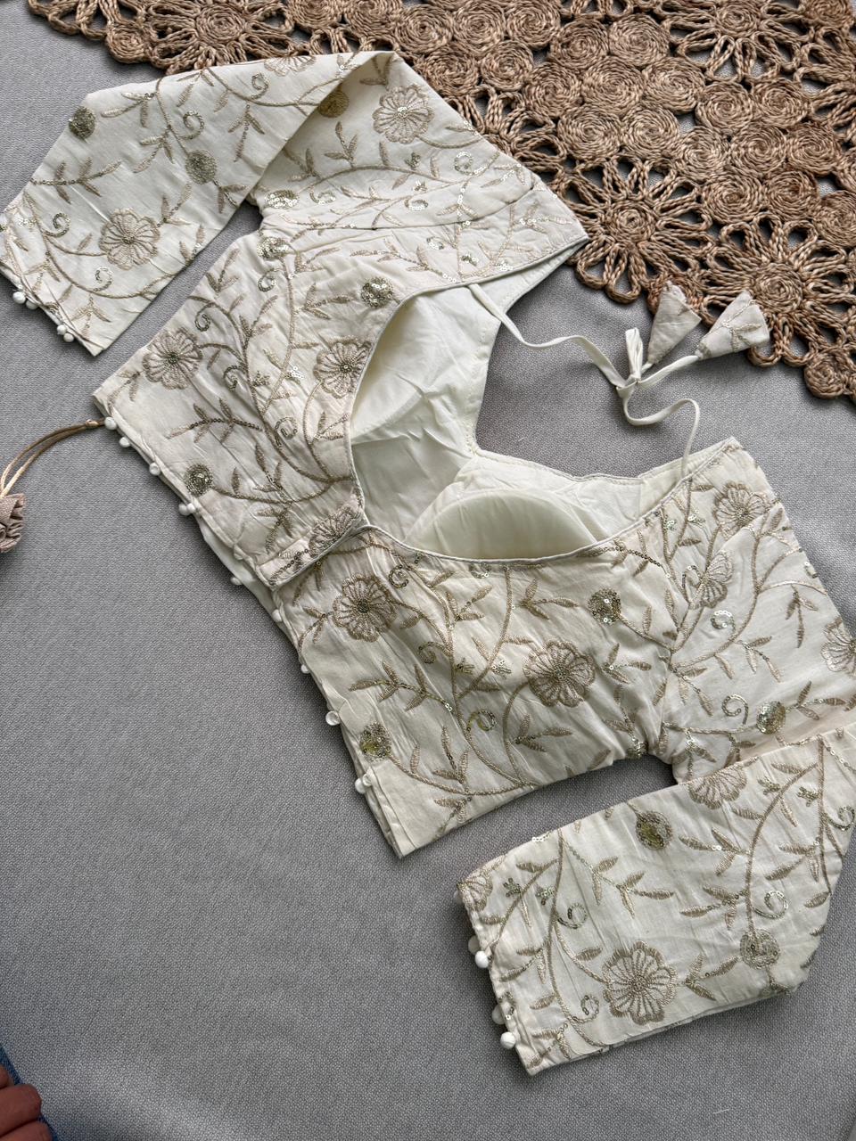 Affordable Pink Handloom Cotton Saree With Ready Stitched Blouse